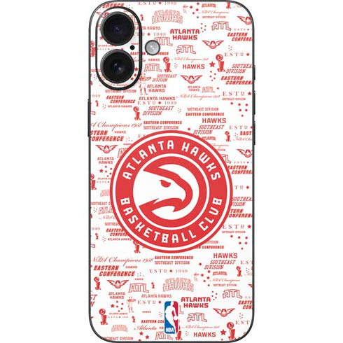 NBA Atlanta Hawks Blast iPhone 16 Plus Skin